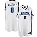 Deron Williams Jersey: adidas White Swingman #8 Utah Jazz Jersey