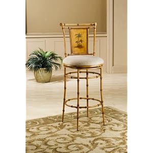 30H West Palm Swivel Pub Bar Stool by Hillsdale