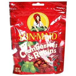 Sun Maid Cranberries and Raisins, 6-Ounce Bags (Pack of 6)