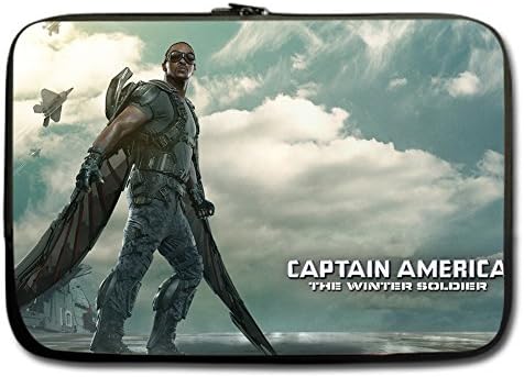 customartsdiy Captain America Custom Printed Twin Sides 17" Sleeve for Macbook Pro