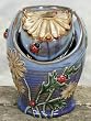 Ladybug and Daisies Porcelain Tabletop Water Fountain
