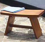 Double Asia Teak Shower Stool or Bench Double Asia Teak Shower Stool or Bench