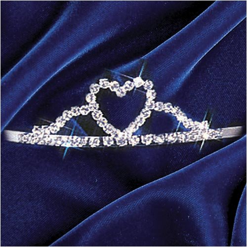 Silver Heart Tiara Silver