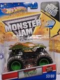 Hot Wheels Monster Jam, Teenage Mutant Ninja Turtles Michelangelo/Orange , Tattoo Series #53/80 1/64 Scale