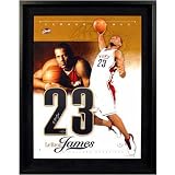 Upper Deck Cleveland Cavaliers LeBron James Autographed White Jersey Numbers Piece