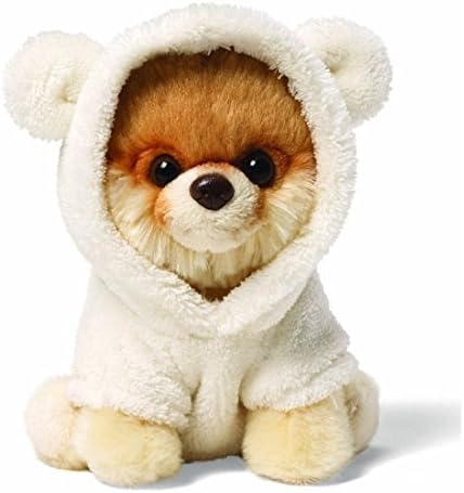 LightningStore Super Cute Adorable Brown Pomeranian Plush Dog Doll Stuffed Animal Toy
