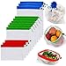ONYADD Reusable Produce, Mesh Vegetables Eco Friendly Net Grocery Shopping & Storage Bags of Fruit VegetablesSet of 12, White