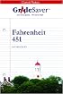 GradeSaver(tm) ClassicNotes Fahrenheit 451
