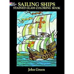 Sailing Ships Stained Glass Coloring Book (Dover Coloring Book)