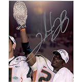 Clinton Portis Miami Hurricanes National Champions 8x10 Autographed Photograph