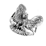 Sterling Silver Ring - Eagle - Size: 8-12