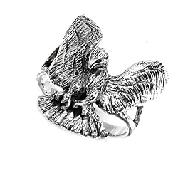 Sterling Silver Ring - Eagle - Size: 8-12