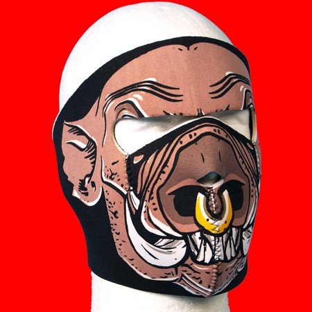 Hog Face Neoprene Motorcycle Face Mask Facemask Hawg