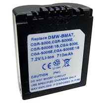 Lenmar DLP006 Digital Camera Equivalent to the Panasonic CGR-S006A, CGR-S006A/1B, CGR-S006E Batteries