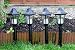 4 Solar Candle Lights - Stake, Wall or Table Lamp Options