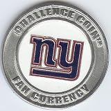 NFL New York Giants Poker Guard with black velvet pouch