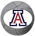 Arizona Wildcats Basketball One Inch Pewter Pin (Set of 2)
