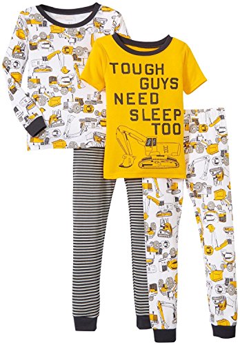 Carter's Little Boys' 4 Piece PJ Set (Toddler/Kid) Construction