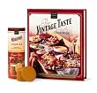 Salem Baking Company Vintage Taste Cookbook & Moravian Ginger Spice Cookie Tube Gift Set, 3.5-Pound Box