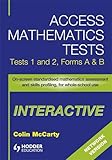 Access mathematics tests : tests 1 and 2, forms A&B