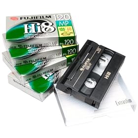 Fujifilm Hi-8 P6-120 Videocassette (5-Pack)