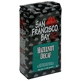 San Francisco Bay Premium Gourmet Coffee, Decaf Hazelnut, 12-Ounce Bags (Pack of 3)