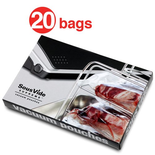 Best Cheap SousVide Supreme VSD100-BQ One Quart Vacuum Seal Bags Set of 20
