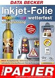 Produkt-Bild: Data Becker Original-Papier : Inkjet-Folie wetterfest hochgl&auml;nzend Fotoqualit&auml;t