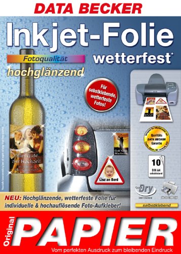 Data Becker Original-Papier : Inkjet-Folie wetterfest hochgl&auml;nzend Fotoqualit&auml;t