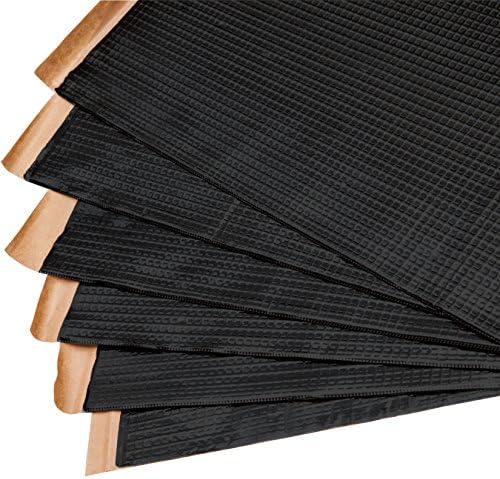 Noico Black 80 Mil X 72 Sq Ft Self-adhesive Foil & Butyl Sound Deadening Under Carpet and Mat, Replace Oem, Automotive Audio Deadener & Dampening Insulation for Cars & Trucks