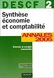 Synthèse économie et comptabilité DESCF 2 : Annales 2005