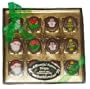 12pc Christmas Belgian Milk Chocolate Bites