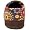 ACORN Women's Polar Moc II Slipper,Chocolate Dots,Medium (US Women's 6.5-7.5 M)