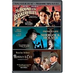 Sherlock Holmes Triple Feature: The Hound of the Baskervilles (1959)/The Private Life of Sherlock Holmes/Without A Clue