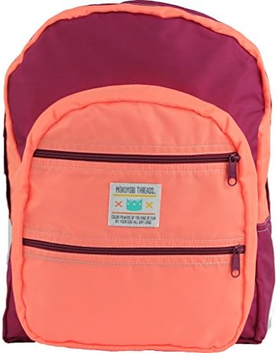 Mokuyobi Big Pocket Backpack - Coral/Berry
