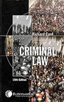 Card, Cross and Jones: Criminal Law
