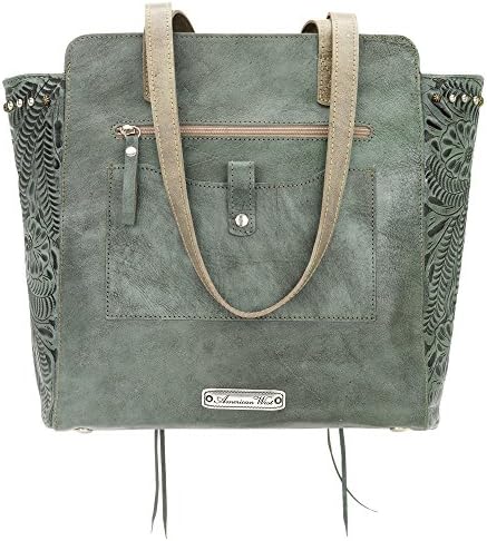 American West Navajo Soul Collection Zip Top Tote Western Handbag Purse- 3478534rw