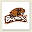 AbsorbaStone Coaster set~ Oregon State Beavers ~ 4 Tile Drink Coasters ~ code...