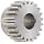 Boston Gear Spur Gear, 14.5 Degree Pressure Angle, Steel, Inch, 12 Pitch