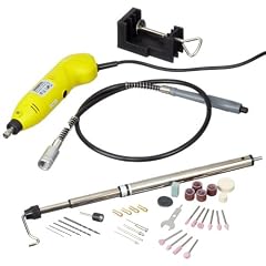 Mannesmann M92571 Kleinbohrmaschine 130 Watt mit Stativ und biegsamer Welle 80-teilig