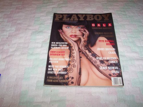 playboy december 1988 cher interview norman mailer fiction 20 questions gene simmonskiss harlan ellison