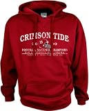 Alabama Crimson Tide 2009 BCS National Champions Red Distressed Hooded Sweatshirt