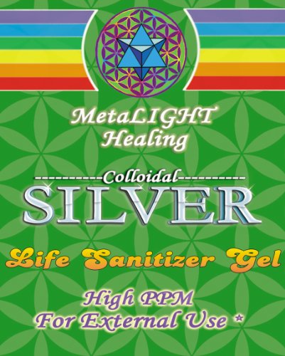 Colloidal Silver Life Sanitizer Gel 16 oz