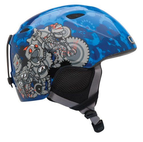Giro Child Slingshot Helmet (Blue Robots, X-Small/Small)