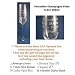 Personalised 5.6oz versailles champagne flute