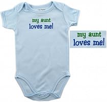Baby-Says Bodysuit - My Aunt Loves Me, 0-3 months