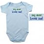 Baby-Says Bodysuit - My Aunt Loves Me, 0-3 months