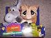  : Shrek the Third 3 Donkey & Puss in Boots Small Plush Figures