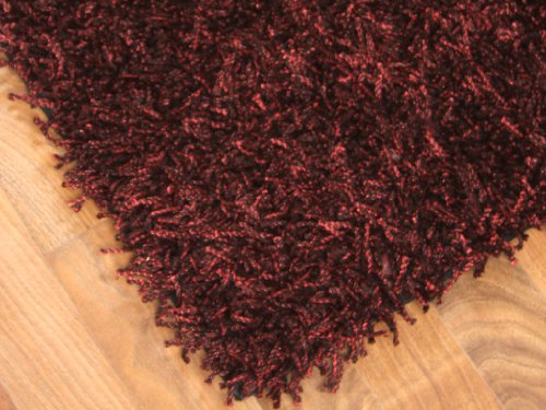 Spectrum Shag Rug 6x9 - Chilli Pepper, Hand Tufted