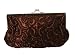 Handmade Beaded wedding Evening handbag/purse bag brow color